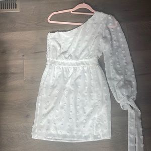 Pink Lily One-Shoulder Dress